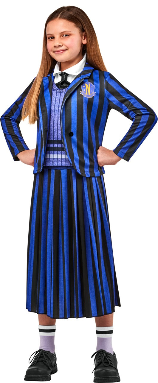 Wednesday Nevermore Academy Uniform Child - M