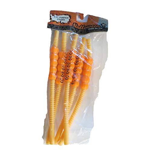 Halloween Straws - Pumpkin