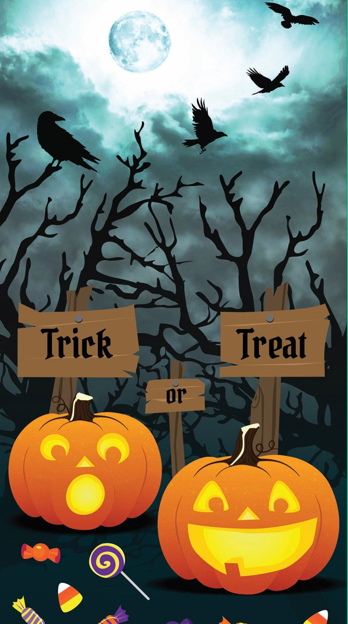 Trick or Treat Door Cover