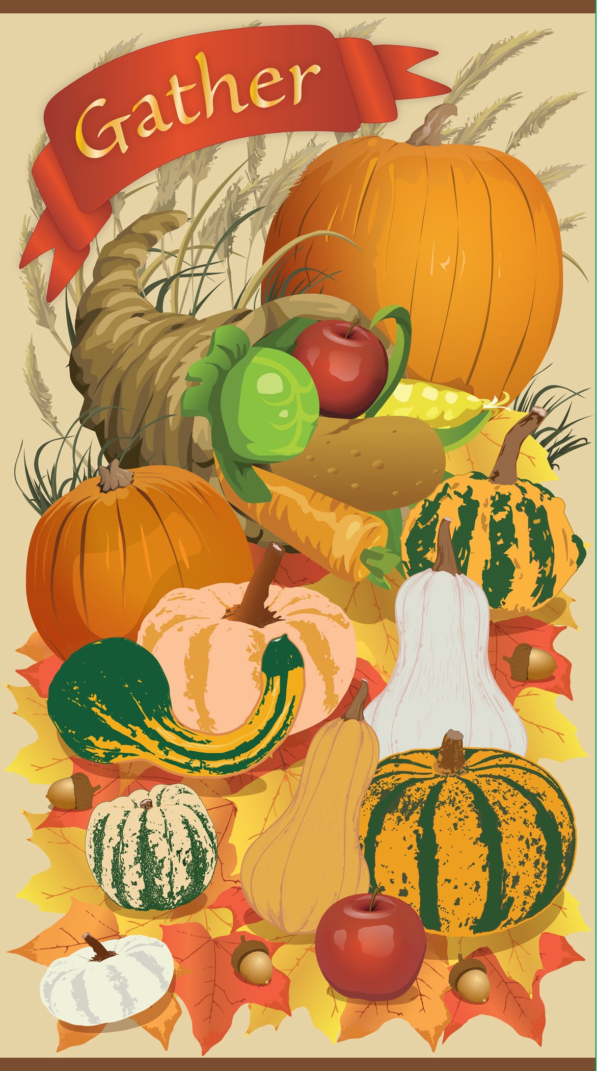 Harvest Door Cover