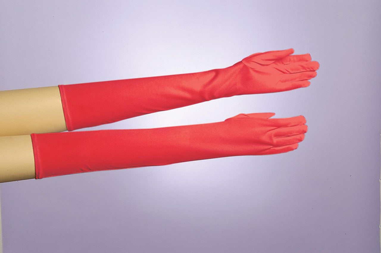 Long Red Gloves