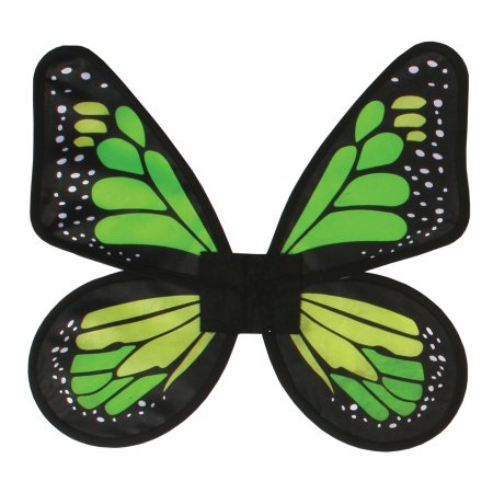 Satin Butterfly Wings - Green