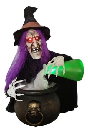 Tabletop Witch Pouring the Potion