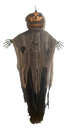 Hanging Sonic Pumpkin Man 72"