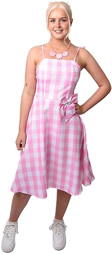 80's Pink Doll Summer Dress - XL