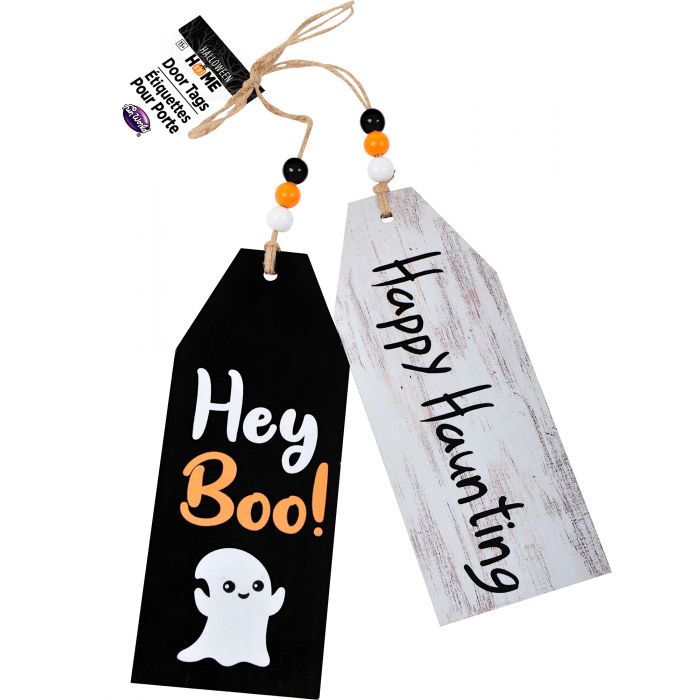 Home Door Tags - Boo
