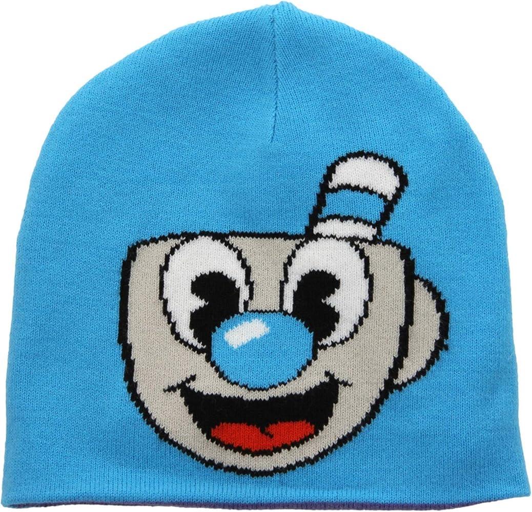 CUPHEAD MUGMAN REVERSIBLE KNIT BEANIE