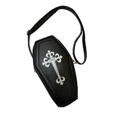 COFFIN PURSE BLACK