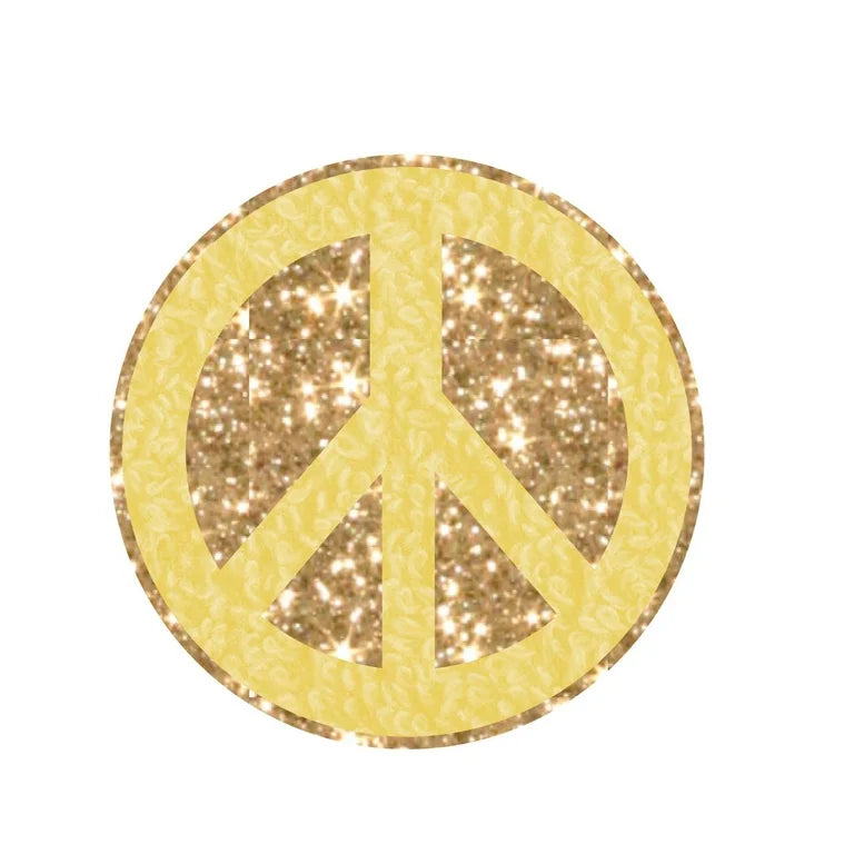 DIAMOND STICKERS AUTOCOLLANTS GOLD PEACE