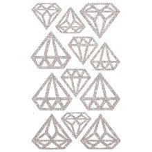 DIAMOND STICKERS DIAMANT SILVER