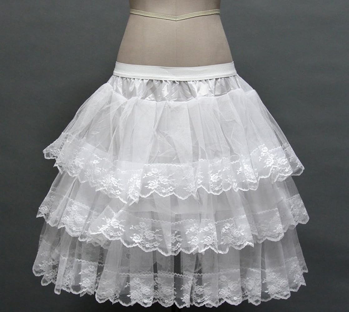 Deluxe Lace Underskirt - White