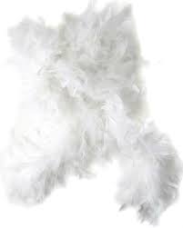 FEATHER BOA 72 WHITE