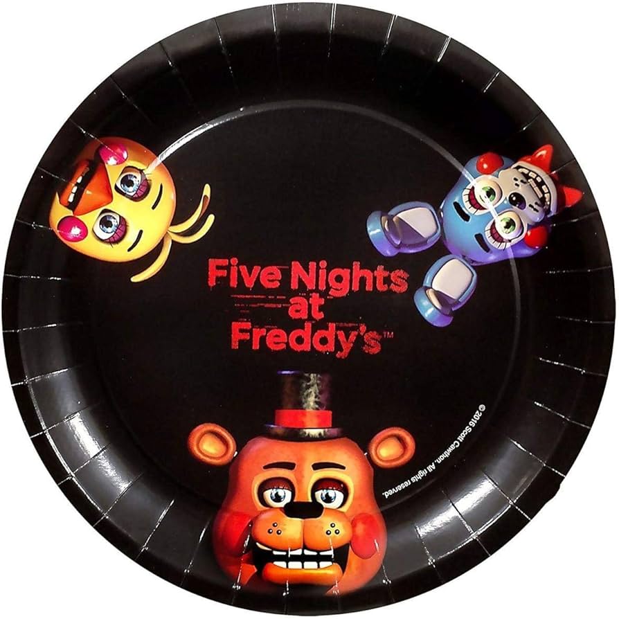 FIVE NIGHTS AT FREDDYS PLATE 9"