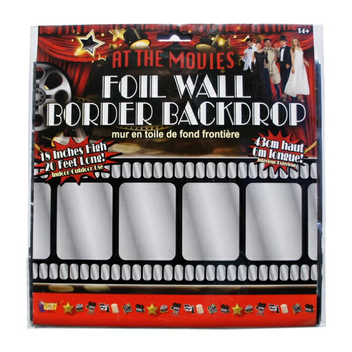FOIL WALL BORDER BACKDROP MOVIE