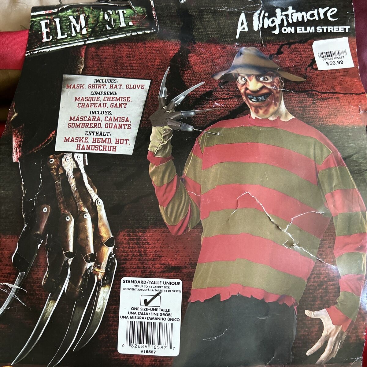 FREDDY KRUGER ADULT - OS