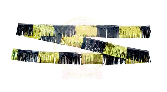 FRINGE GARLAND GOLD/BLACK