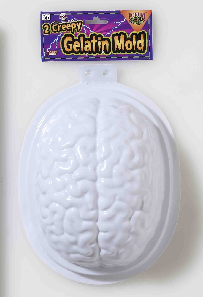 GELATIN MOLDS BRAIN 2PC