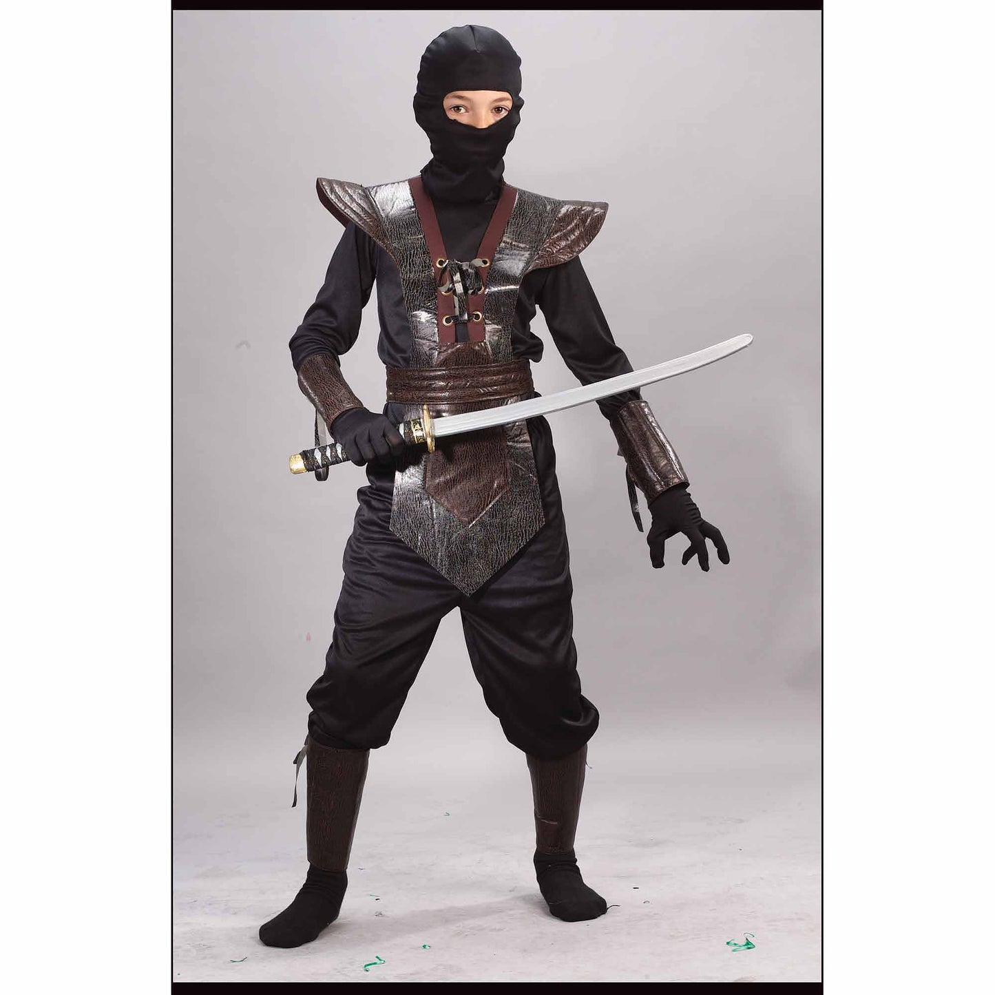 Ninja Fighter Leather Child - S