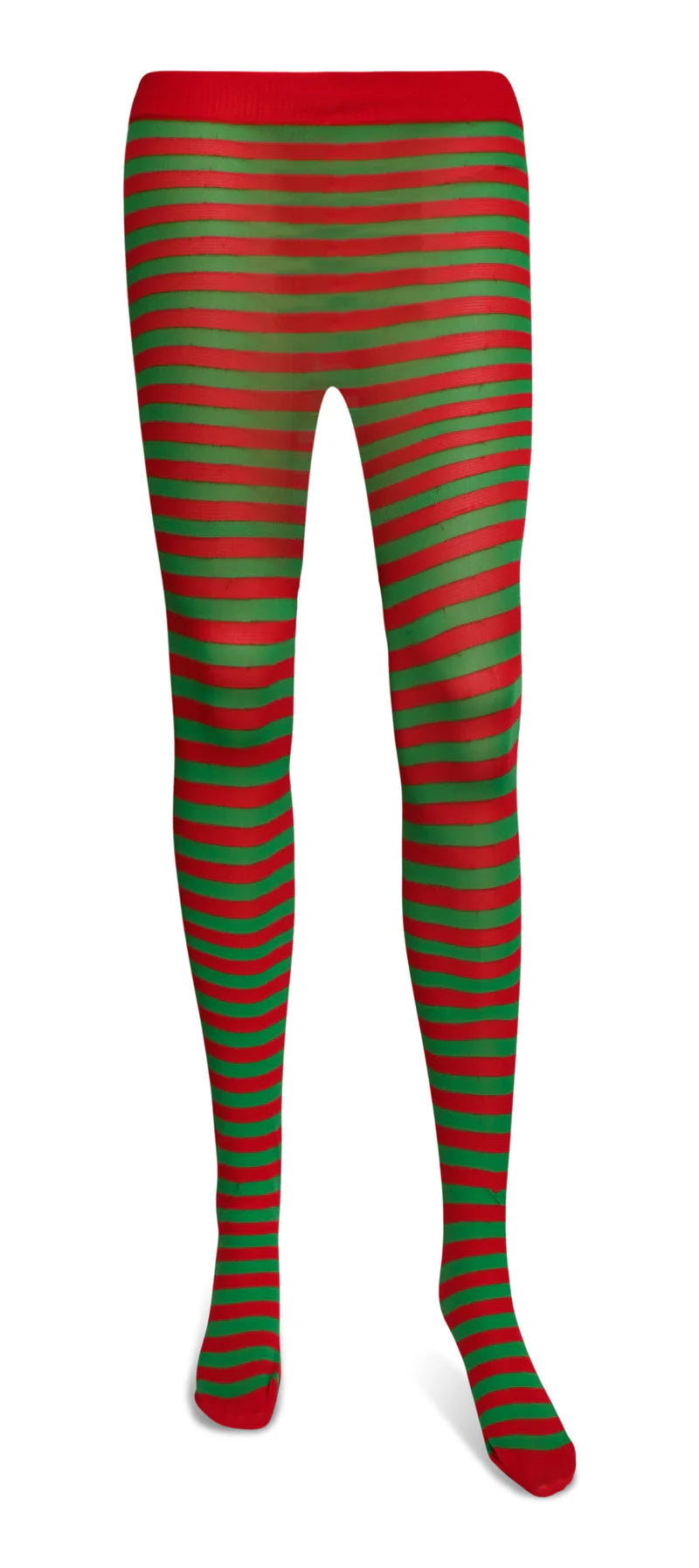 RED AND GREEN STRIPED TICHTS COLLANTS