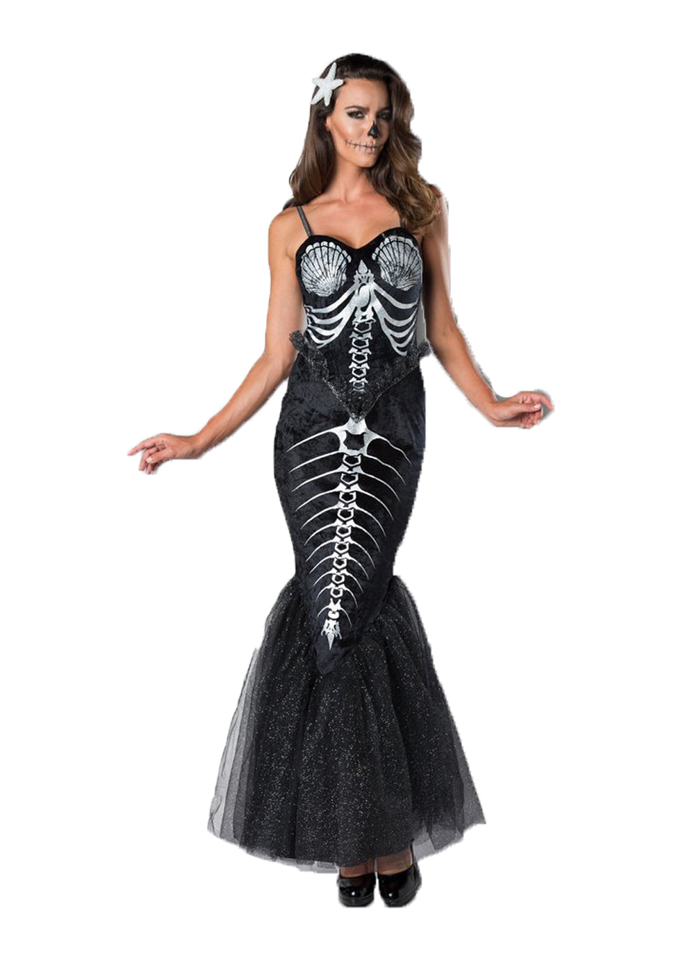 Skeleton Mermaid Adult - L/G