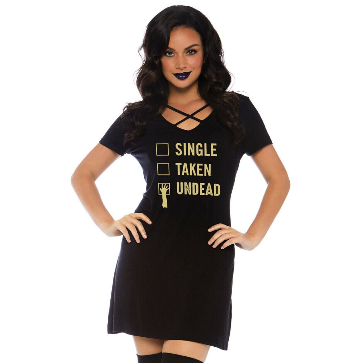 UNDEAD JERSEY DREE WITH POCKETS ADULT - L/G
