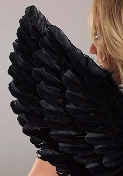 Velvet Angel Wings Black