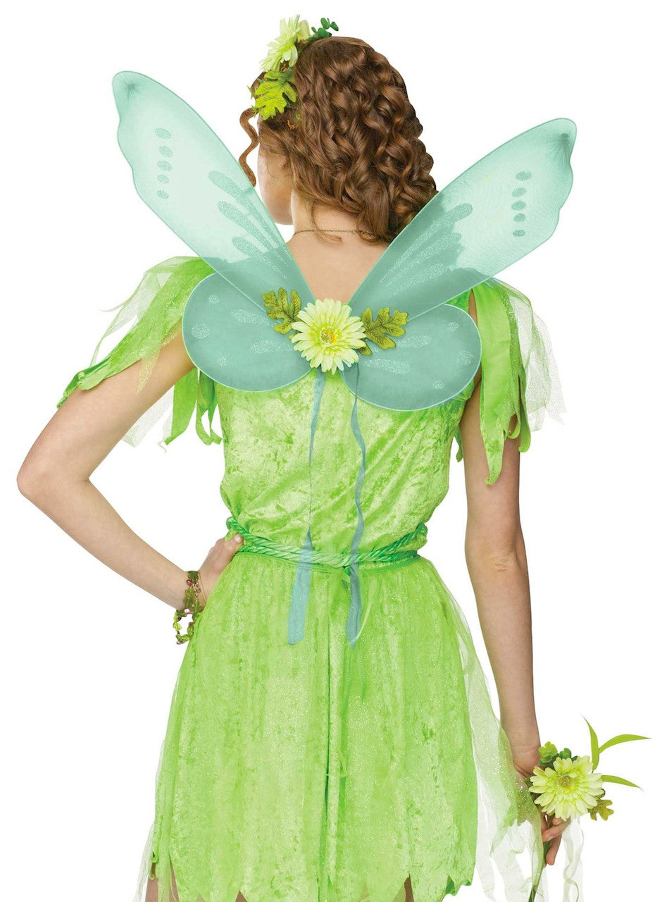 Flower Fairy Wings - Green