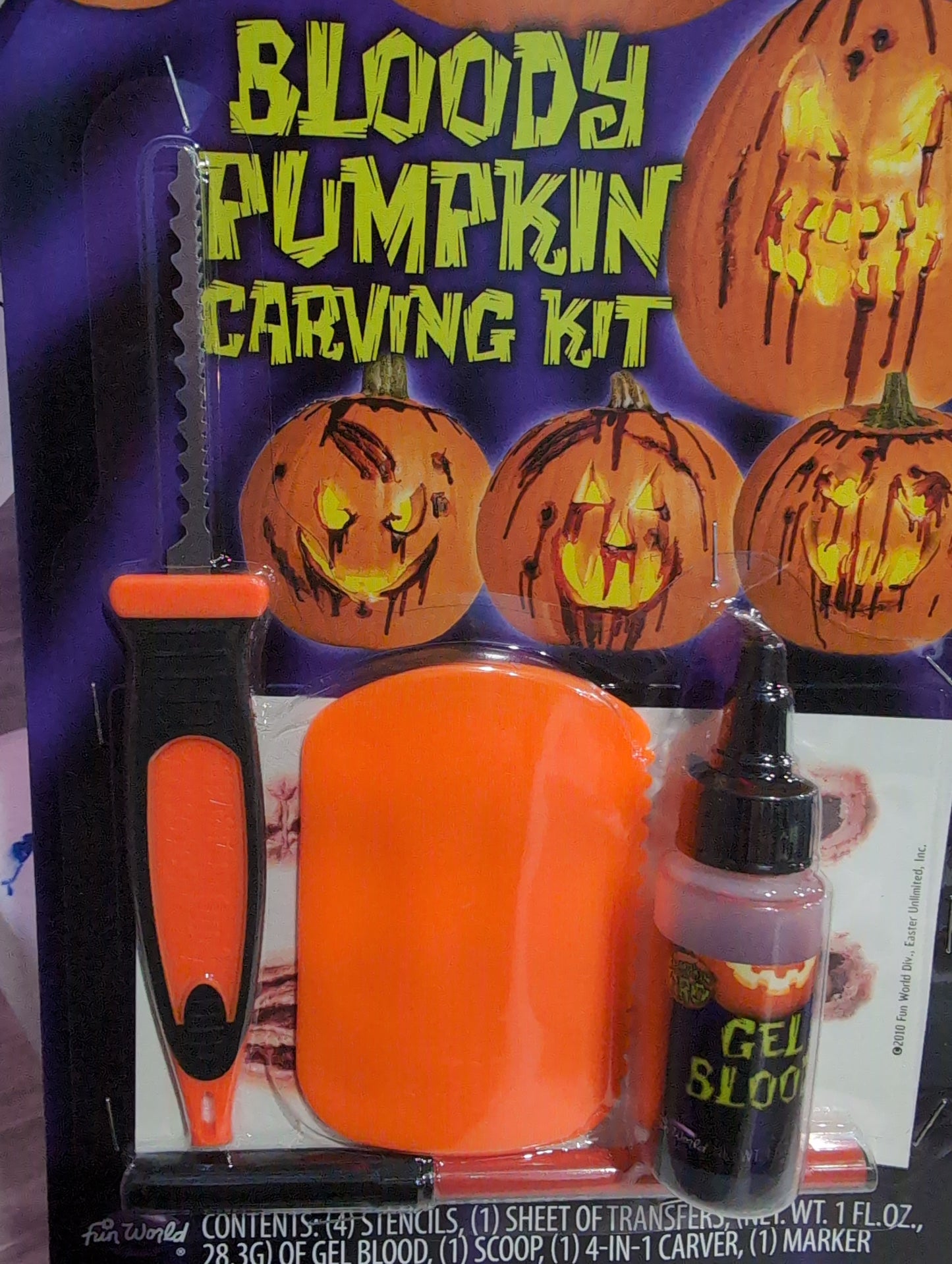 Bloody Pumpkin Carving Kit