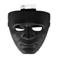 Blank Face Plastic Mask - Black