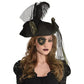 Black & Gold Skull Pirate Eye Patch