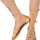 Gold Sandals Size 6