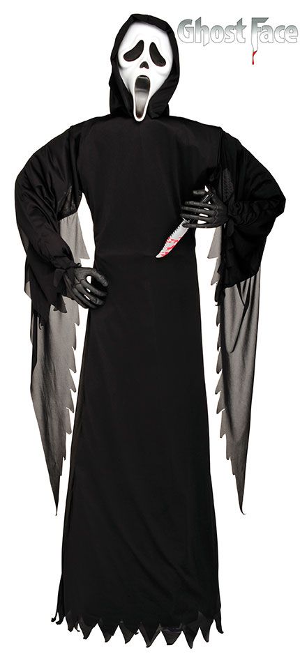 6' Ghost Face Figure with Knife