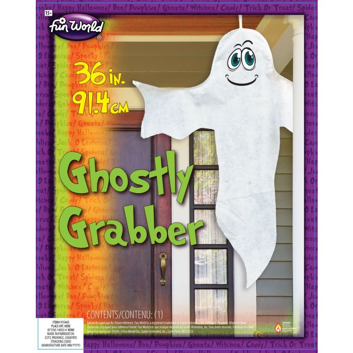 36" Ghostly Grabber - Smile
