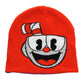 CUPHEAD BAD END REVERSIBLE KNIT BEANIE