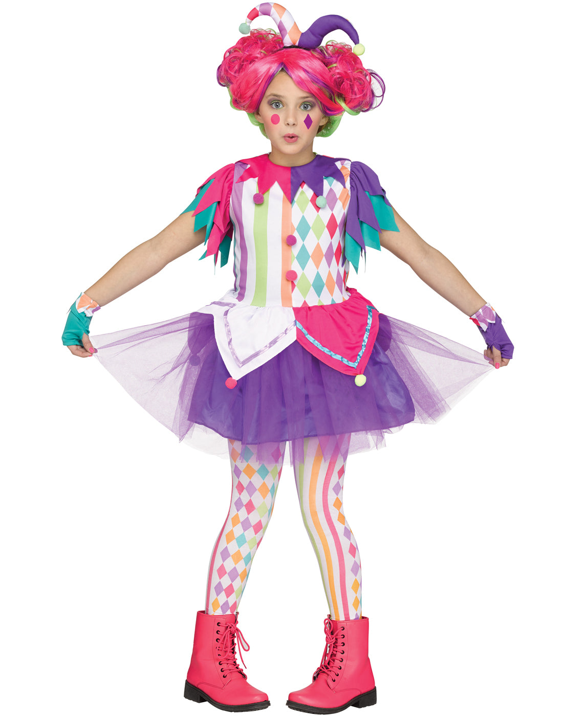 Colorful Harlequin Child - XL