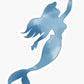 DIAMOND STICKERS AUTOCOLLANTS MERMAID BLUE