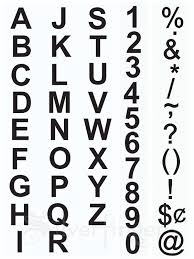 DIAMOND STICKERS LETTERS NUMBERS Y MORE BLACK