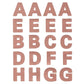 DIAMOND STICKERS LETTERS ROSE GOLD