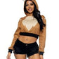 FAWN CROPPED HOODIE  ADULT - M/L