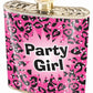 Party Girl Flask Hot Pink