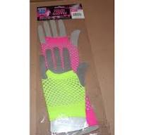 Mixed Pair Fishnet Gloves