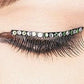 EYELASHES PINK & GREEN GEMSTONE