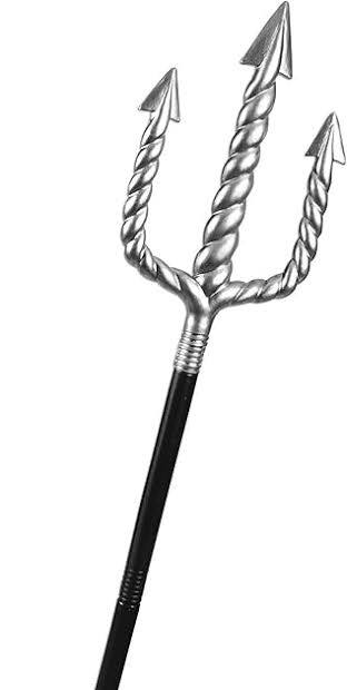King Neptune Poseidon Trident Silver