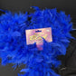 Dark Blue Feather Boa